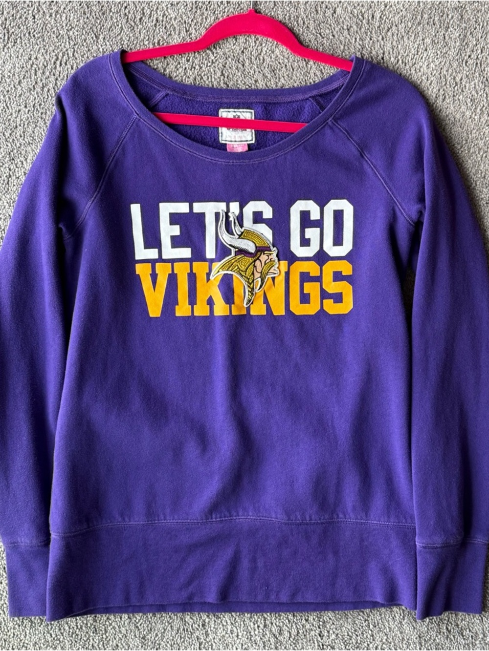 Victoria's Secret PINK Purple Crewneck Sweatshirt